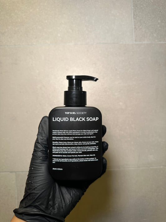Raw African Liquid Black Soap