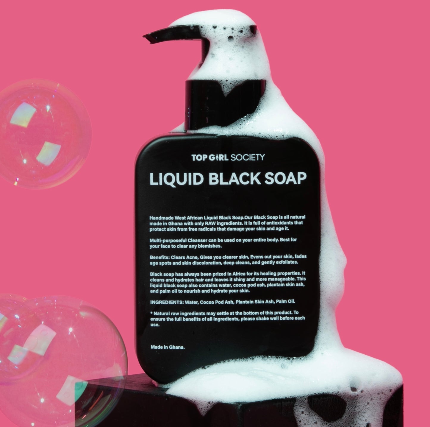 Raw African Liquid Black Soap